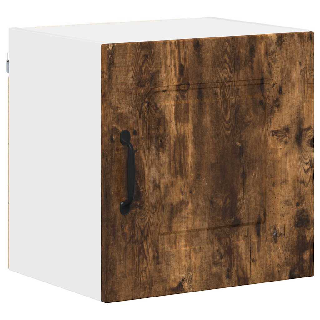 Küchenhängeschrank 2 pcs Geräucherte Eiche 40 x 31 x 40 cm